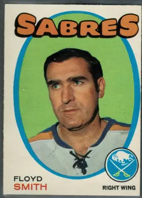 1971-72 O-Pee-Chee Floyd Smith #158 Buffalo Sabres