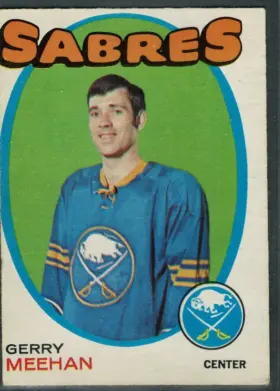 1971-72 O-Pee-Chee Gerry Meehan #160 Buffalo Sabres