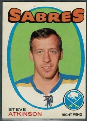 1971-72 O-Pee-Chee Steve Atkinson #162 Buffalo Sabres