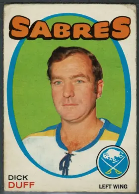 1971-72 O-Pee-Chee Dick Duff #164 Buffalo Sabres