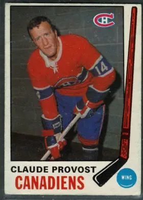 1969-70 O-Pee-Chee Claude Provost #167 Montreal Canadiens Raw (EX)