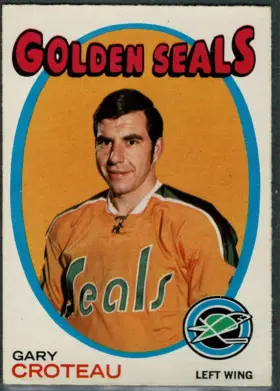 1971-72 O-Pee-Chee Gary Croteau #17 Base Card California Golden Seals