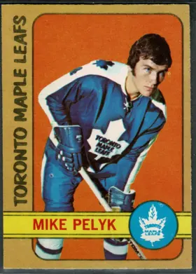 1972-73 O-Pee-Chee Mike Pelyk #17 Toronto Maple Leafs