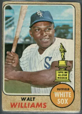1968 O-Pee-Chee Walt Williams #172 Canadian OPC All-Star Rookie Cup