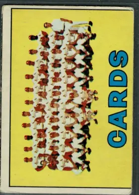 1967 O-Pee-Chee St. Louis Cardinals Team Card #173 World Series Champions