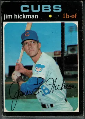1971 O-Pee-Chee Jim Hickman #175 Chicago Cubs