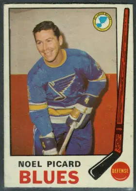 1969-70 O-Pee-Chee Noel Picard #175 St. Louis Blues Raw (EX)