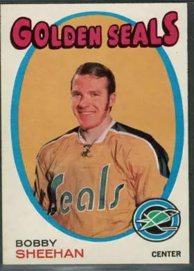 1972 O-Pee-Chee Bobby Sheehan #177 California Golden Seals Hockey Card