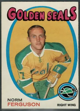 1972 O-Pee-Chee Norm Ferguson #179 California Golden Seals Hockey Card