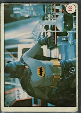 1966 O-Pee-Chee Batman Bat Laffs Batman #18 Batcave Batcomputer Lab Photo