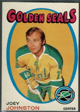 1971-72 O-Pee-Chee Joey Johnston #182 Rookie Card RC California Golden Seals