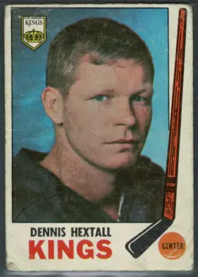 1969-70 O-Pee-Chee Dennis Hextall #187 Los Angeles Kings Raw (EX 5)