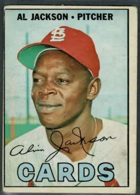1967 O-Pee-Chee Al Jackson #195 St. Louis Cardinals