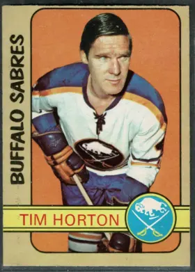 1972-73 O-Pee-Chee Tim Horton #197 HOF Legend Buffalo Sabres