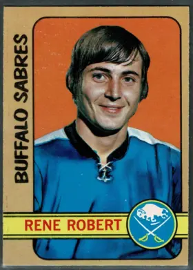 1972-73 O-Pee-Chee Rene Robert #2 French Connection Buffalo Sabres