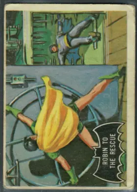 1966 O-Pee-Chee Batman Robin to the Rescue #20 Black Bat Series