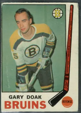 1969-70 O-Pee-Chee Gary Doak #202 High Number Boston Bruins (EX)
