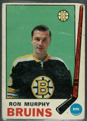 1969-70 O-Pee-Chee Ron Murphy #204 High Number Boston Bruins (VG-EX)