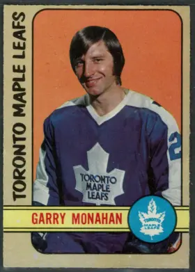 1972-73 O-Pee-Chee Garry Monahan #207 Toronto Maple Leafs