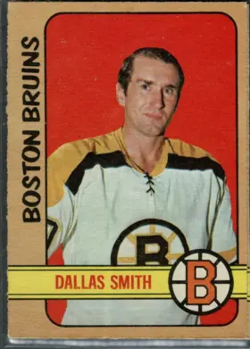 1972-73 O-Pee-Chee Dallas Smith #21 Boston Bruins NHL Hockey Card