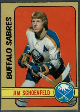 1972-73 O-Pee-Chee Jim Schoenfeld #220 Rookie Card Buffalo Sabres