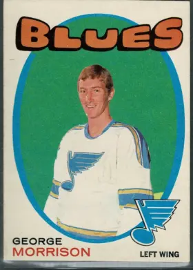 1971-72 O-Pee-Chee George Morrison #223 Rookie Card St. Louis Blues