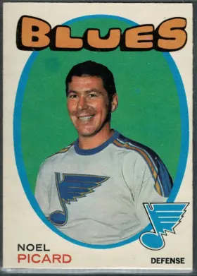 1971 O-Pee-Chee Noel Picard #224 St. Louis Blues Hockey Card