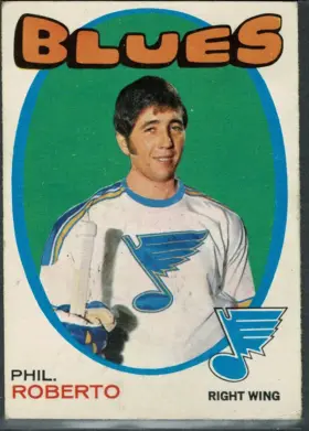 1971 O-Pee-Chee Phil Roberto #228 Rookie Card St. Louis Blues Hockey Card
