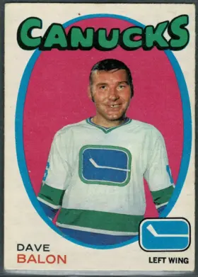 1971-72 O-Pee-Chee Dave Balon #229 Vancouver Canucks