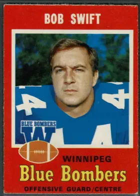 1971 O-Pee-Chee CFL Bob Swift #23 Vintage Base Card Winnipeg Blue Bombers