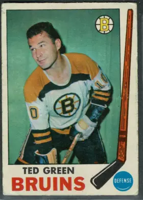 1969-70 O-Pee-Chee Ted Green #23 Boston Bruins (VG)