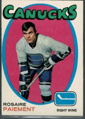 233 Rosaire Paiement 1971 72 O Pee Chee Front from Ex 5