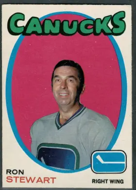1971-72 O-Pee-Chee Ron Stewart #236 Vancouver Canucks