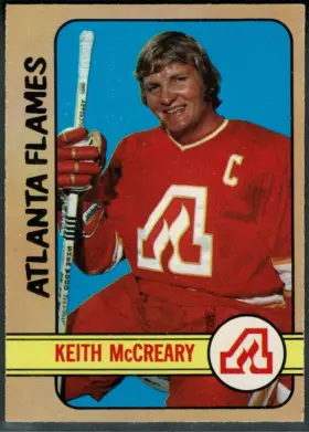 1972-73 O-Pee-Chee Keith McCreary #25 Atlanta Flames NHL Hockey