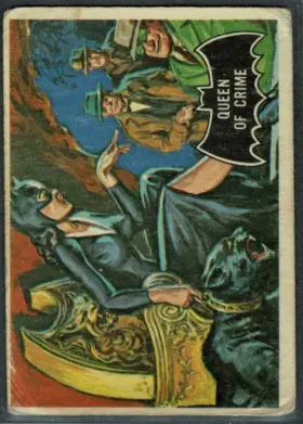 1966 O-Pee-Chee Batman Queen of Crime #26 Black Bat Series