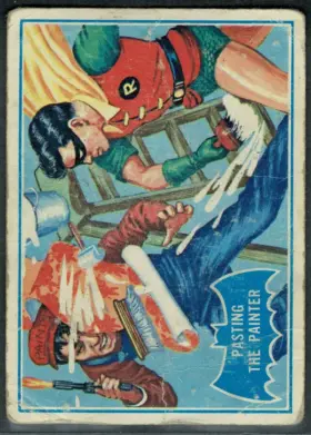 1966 O-Pee-Chee Batman #27B Pasting The Painter Joker & Robin DC Comics