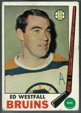 1969-70 Topps Ed Westfall #29 Assistant Captain Boston Bruins (VG-EX)