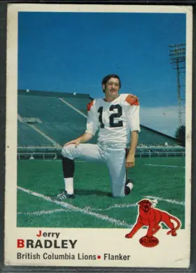 1970 O-Pee-Chee Jerry Bradley #30 British Columbia Lions EX 5