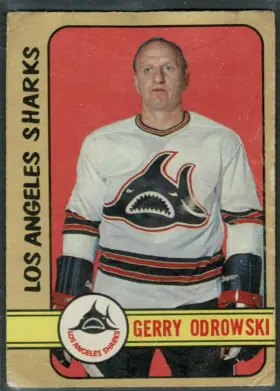 1972-73 O-Pee-Chee WHA Gerry Odrowski #304 Los Angeles Sharks