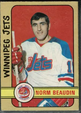308 Wha Norm Beaudin 1972 73 O Pee Chee Front Vg Ex from 4 1