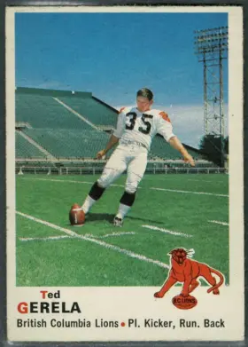 1970 O-Pee-Chee Ted Gerela #31 BC Lions EX 5