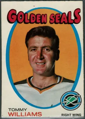 1972 O-Pee-Chee Tommy Williams #31 California Golden Seals Hockey Card