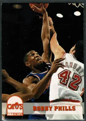 1993 NBA Hoops Bobby Phills #319 Base Cleveland Cavaliers