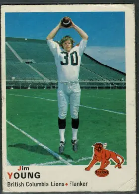 32 Jim Young 1970 O Pee Chee Front Vg Ex from 4 1