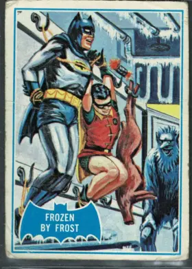 1966 O-Pee-Chee Batman #32B Frozen By Frost Blue Bat Series DC Comics