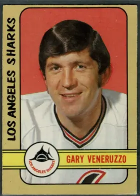 1972-73 O-Pee-Chee WHA Gary Veneruzzo #330 Los Angeles Sharks