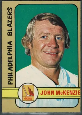 1972-73 O-Pee-Chee WHA John McKenzie #338 Philadelphia Blazers