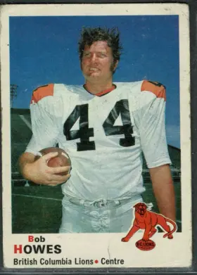 1970 O-Pee-Chee Bob Howes #34 BC Lions VG 3
