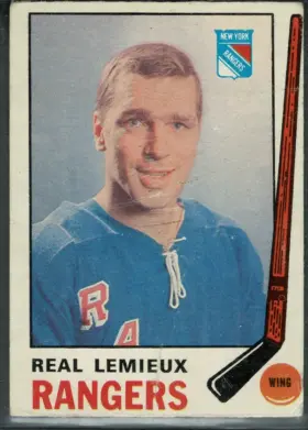 1968-69 O-Pee-Chee Real Lemieux #36 Rookie Los Angeles Kings Raw (VG 3)