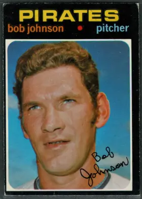 1971 O-Pee-Chee Bob Johnson #365 Pittsburgh Pirates